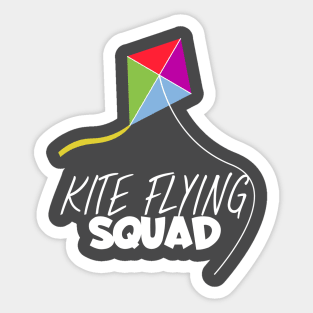 Kite flying squad Sticker